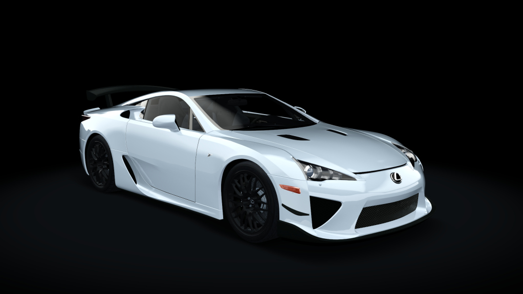 Lexus LFA Nurburgring Edition, skin white