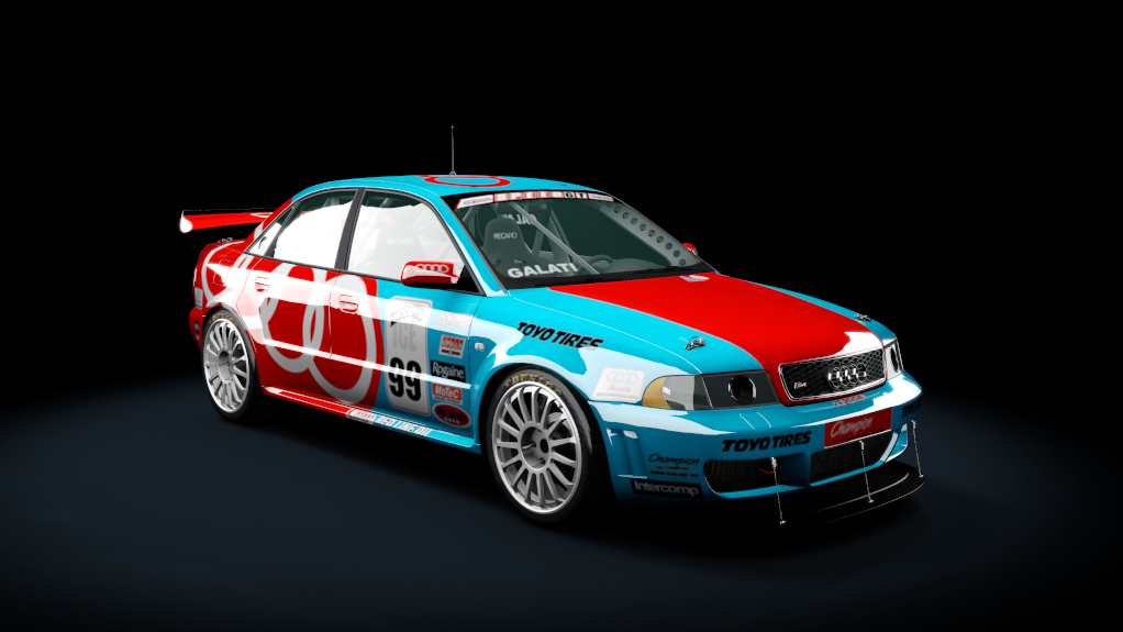 Audi S4 B5 STW, skin blueblue