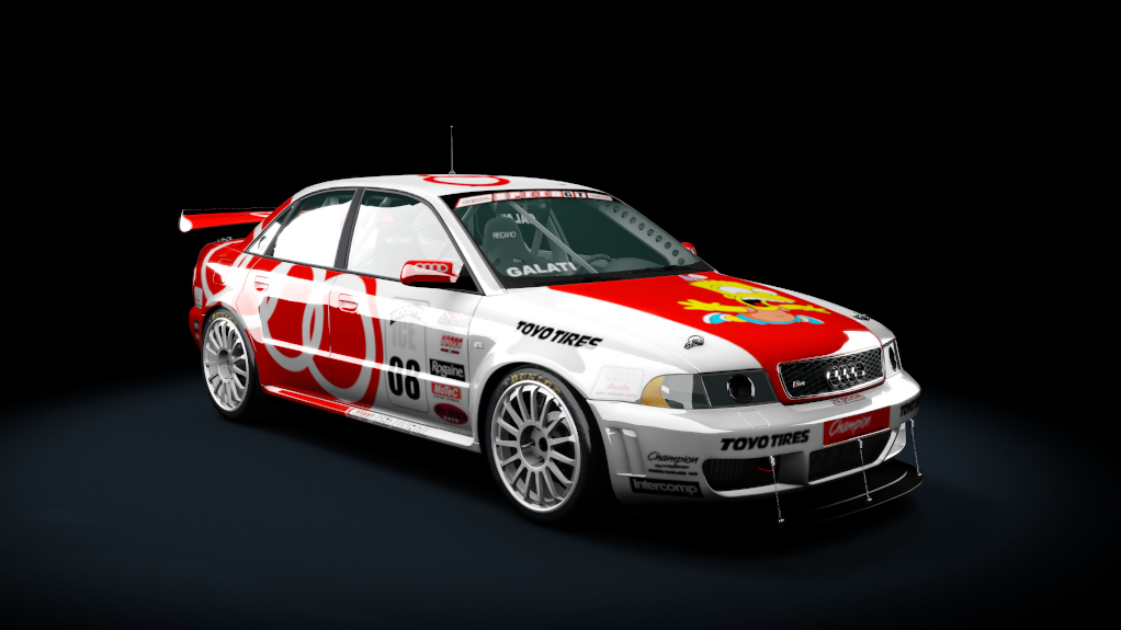 Audi S4 B5 STW, skin white