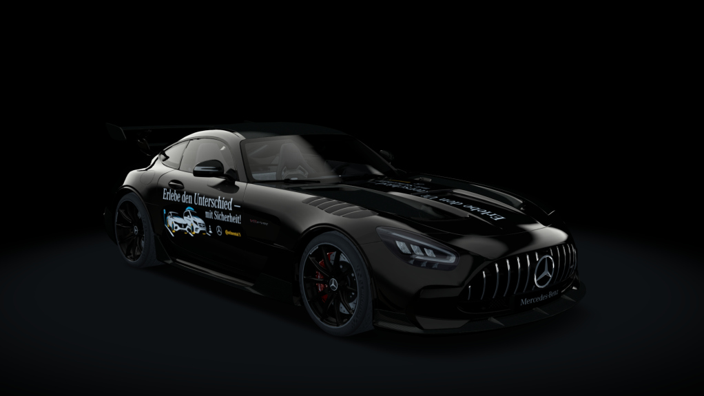 Mercedes-Benz AMG GT Black Series, skin black