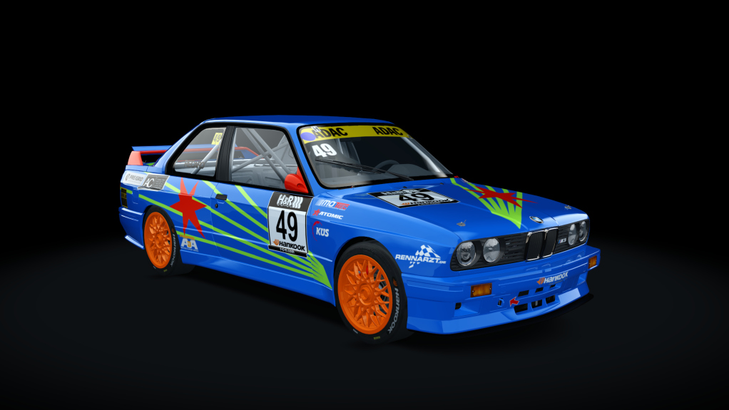 BMW M3 E30 Gr.A 92, skin RCN_49_MN