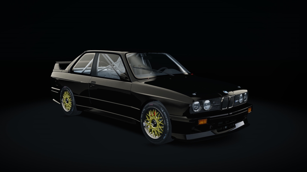 BMW M3 E30 Group A, skin diamond_black_metallic