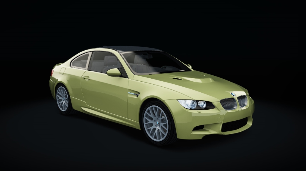 BMW M3 E92, skin Dakar_Yellow