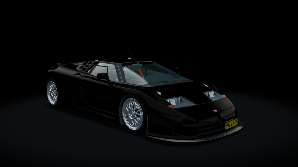 Bugatti EB110 GT , skin black