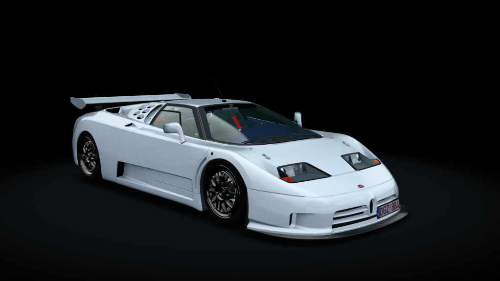 Bugatti EB110 GT , skin white