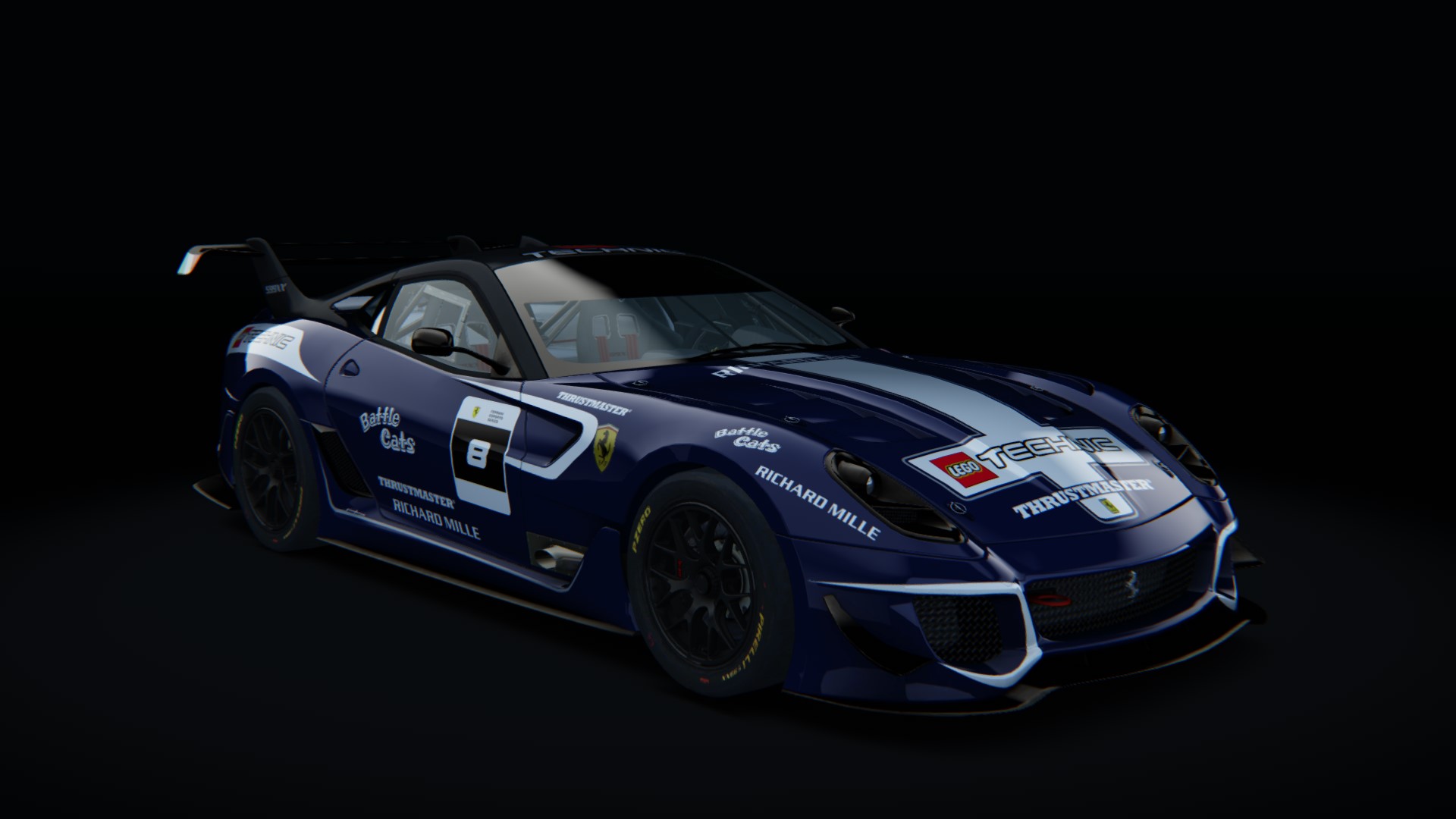 Ferrari 599XX EVO, skin fes_2021_08_blue