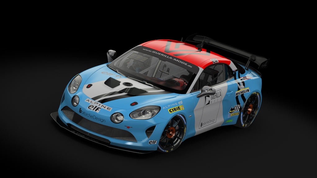 Alpine A110 GT4, skin Berlinette01