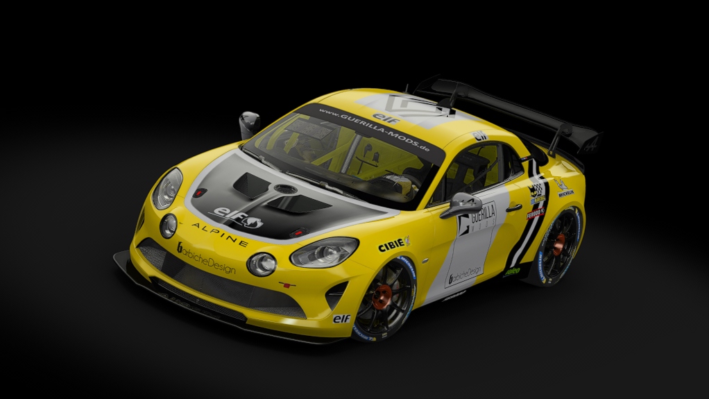 Alpine A110 GT4, skin Berlinette02