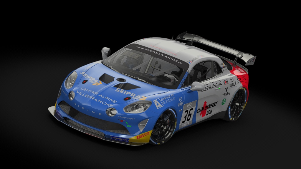 Alpine A110 GT4, skin rm_gt4_european_series_2019_cmr_36