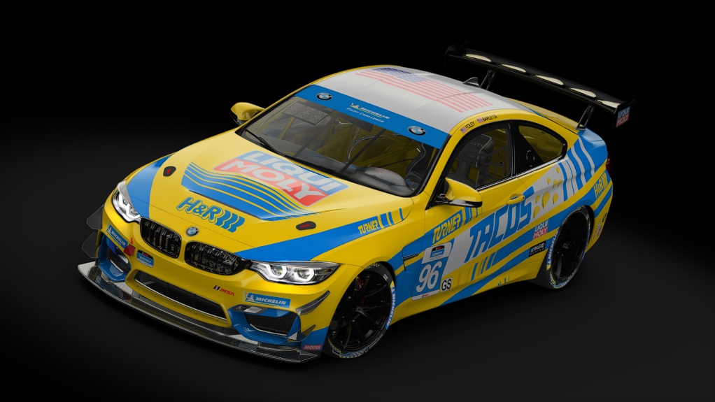 BMW M4 GT4, skin 2022_Turner_Motorsports_96_Tacos