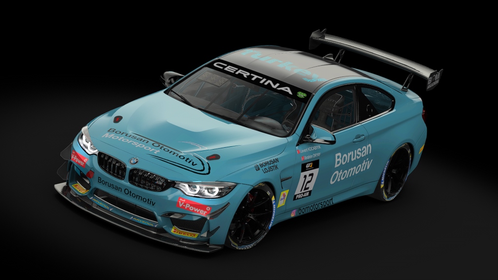 BMW M4 GT4, skin Borusan Otomotiv Motorsport 2019