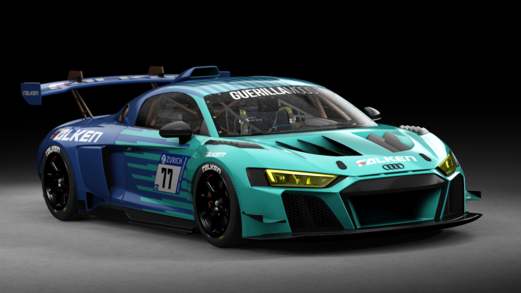 Audi R8 LMS GT2, skin falken