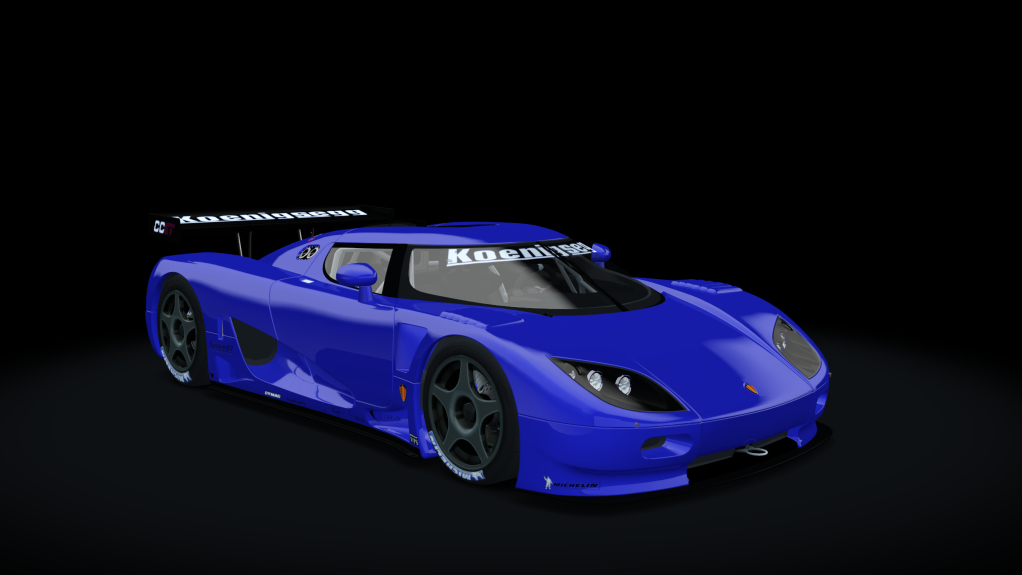 Koenigsegg CCGT, skin blue