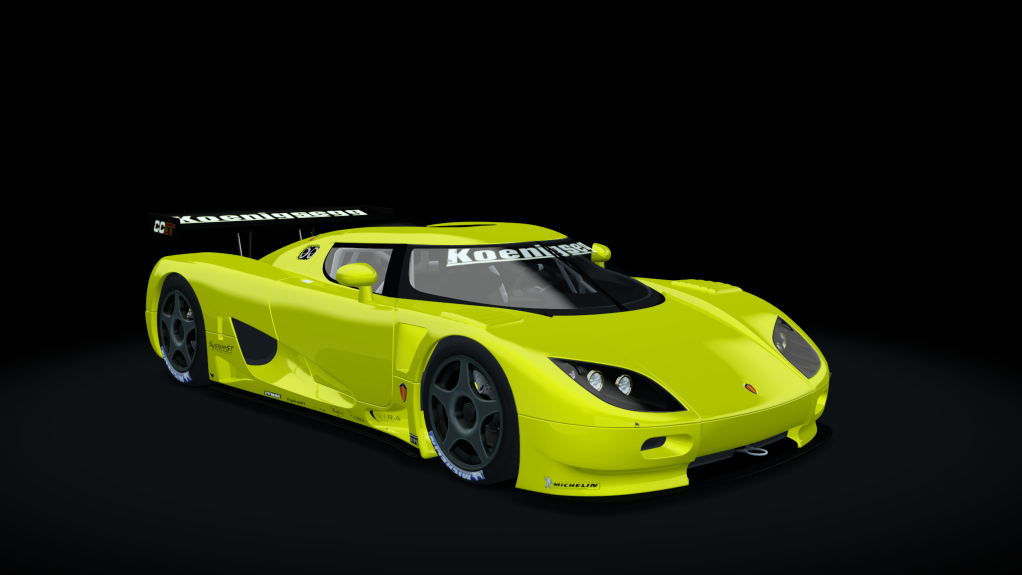 Koenigsegg CCGT, skin yellow