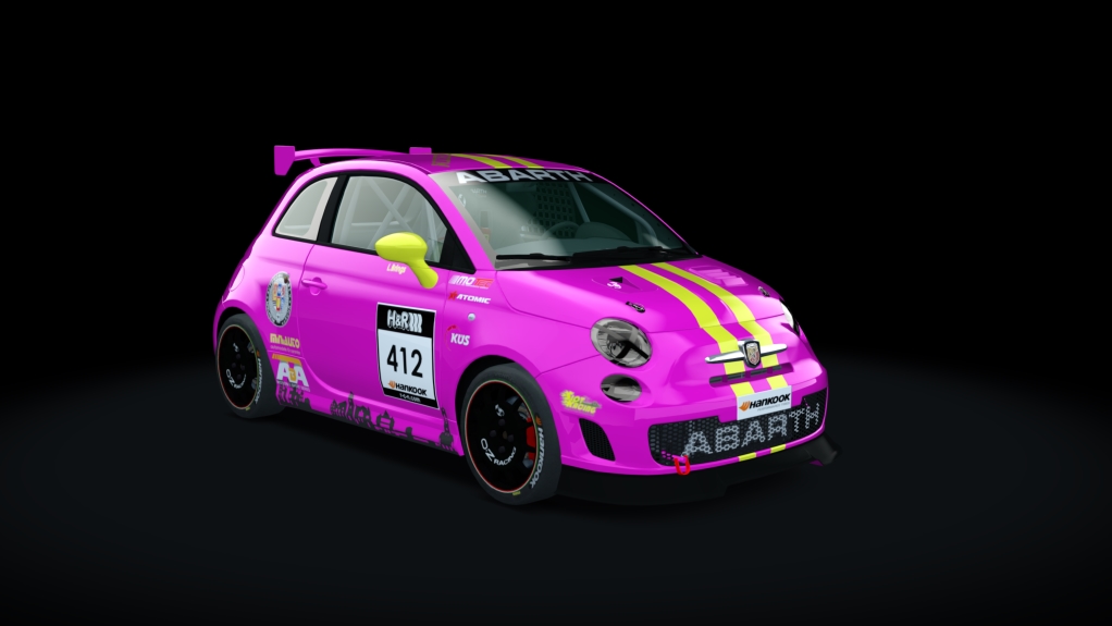 Abarth 500 Assetto Corse, skin RCN_412_LB