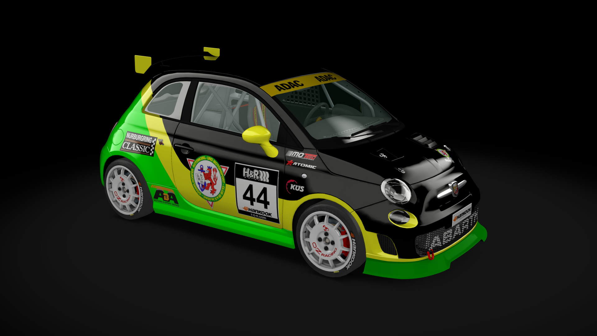 Abarth 500 Assetto Corse, skin RCN_44_NT