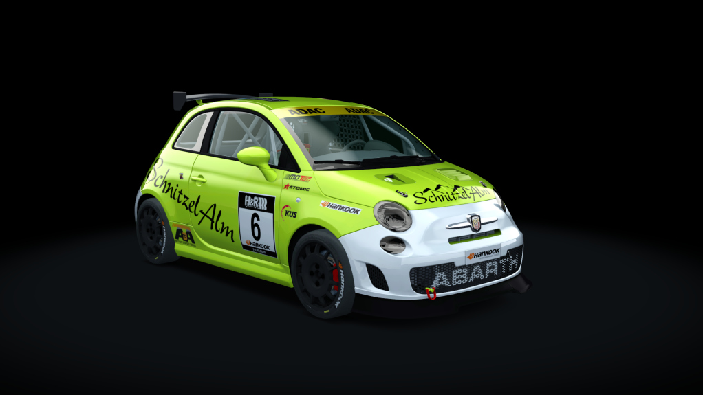 Abarth 500 Assetto Corse, skin RCN_6_KF_UW