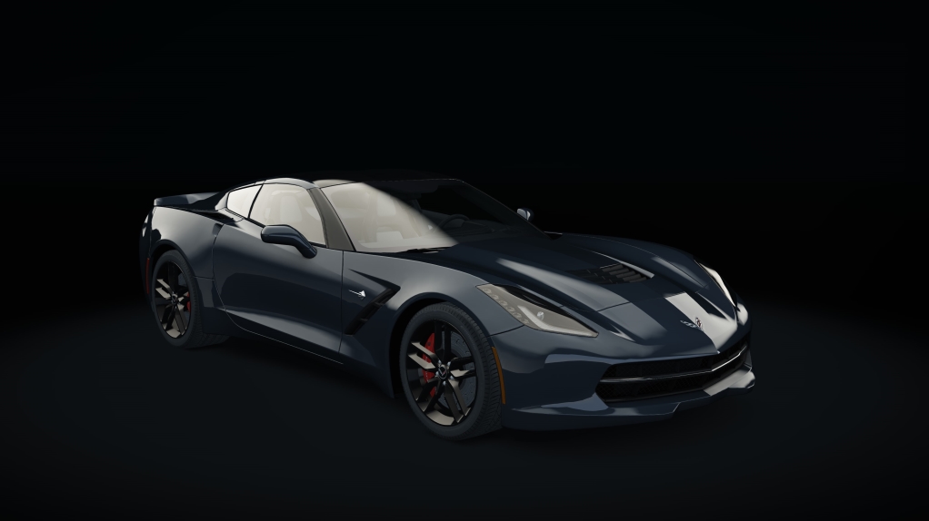 Chevrolet Corvette C7 Stingray, skin Cyber_Grey