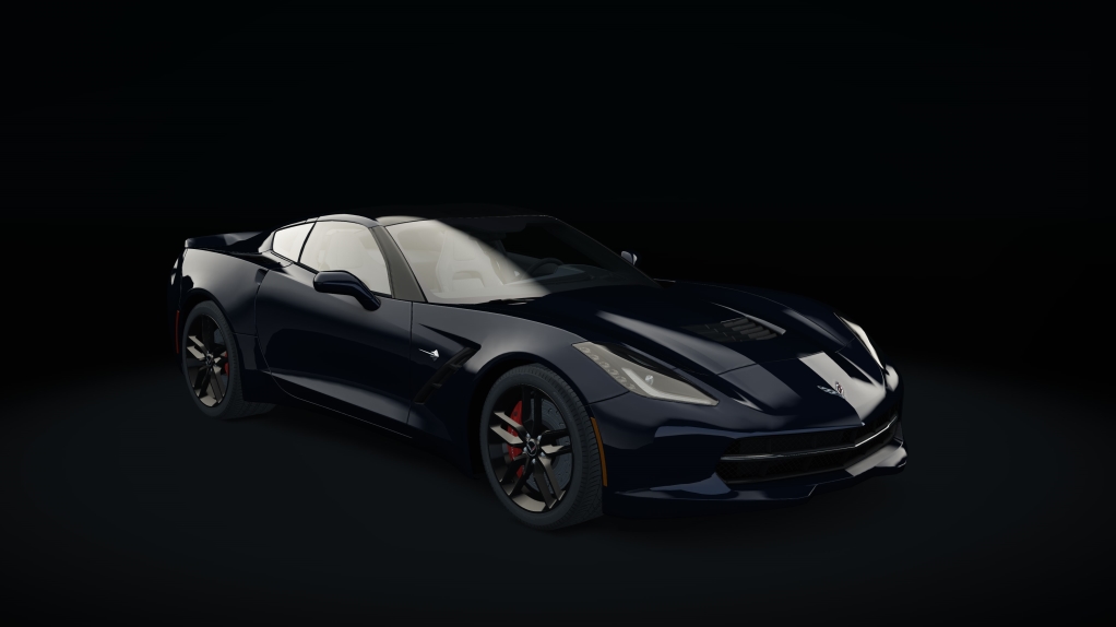 Chevrolet Corvette C7 Stingray, skin Night_Race_Blue_Met