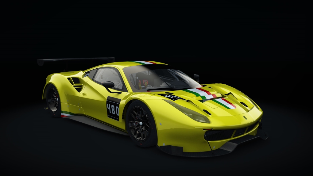 Ferrari 488 GT3, skin dangersracers