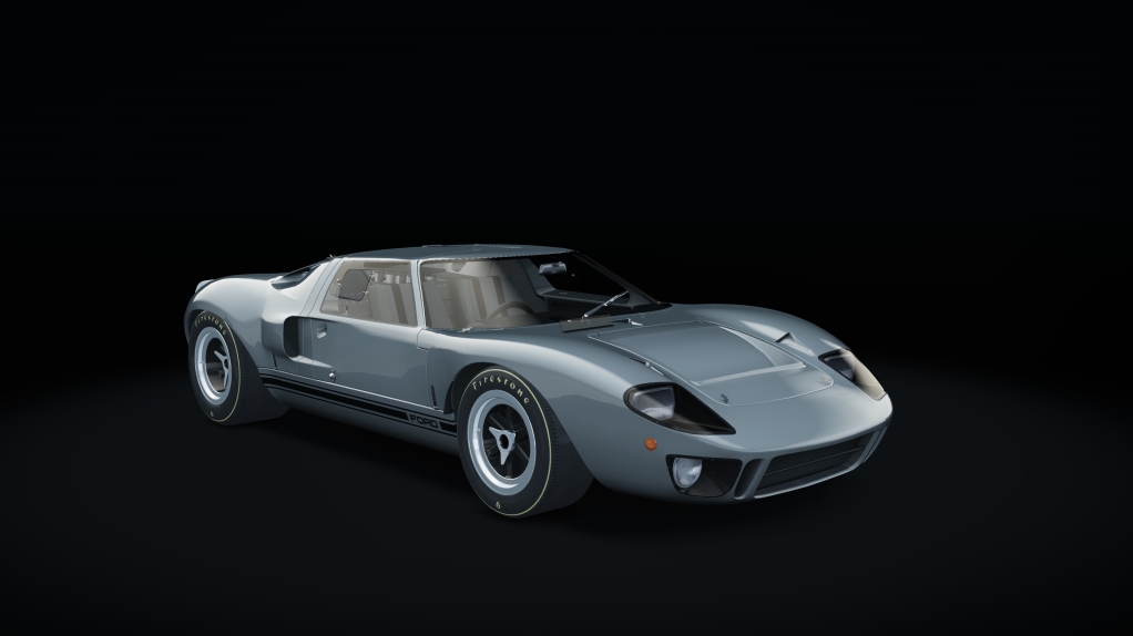 Ford GT40, skin grey