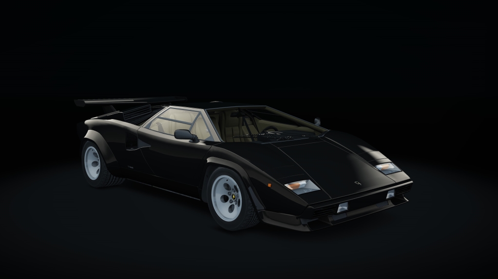 Lamborghini Countach, skin nero_tenebre