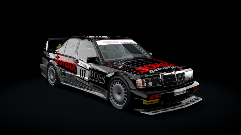 Mercedes-Benz 190E EVO II TWCD, skin 117_bendel