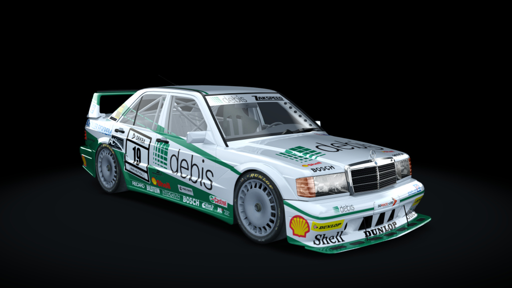 Mercedes-Benz 190E EVO II TWCD, skin 19_benz