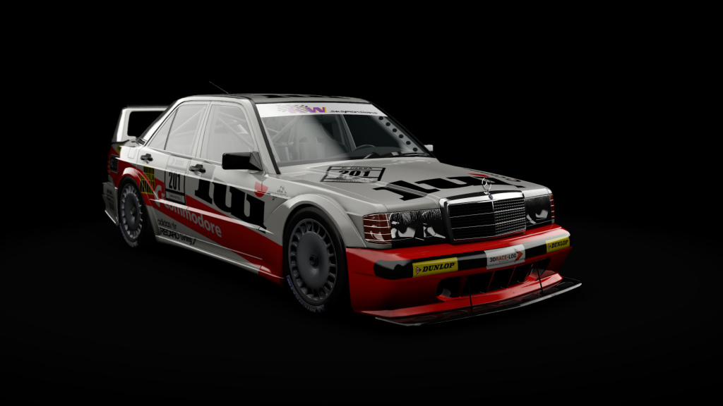 Mercedes-Benz 190E EVO II TWCD, skin LuiCommodore