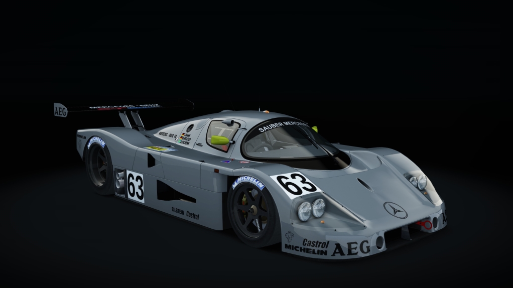 Mercedes-Benz C9 1989 LM, skin 00_sauber_63