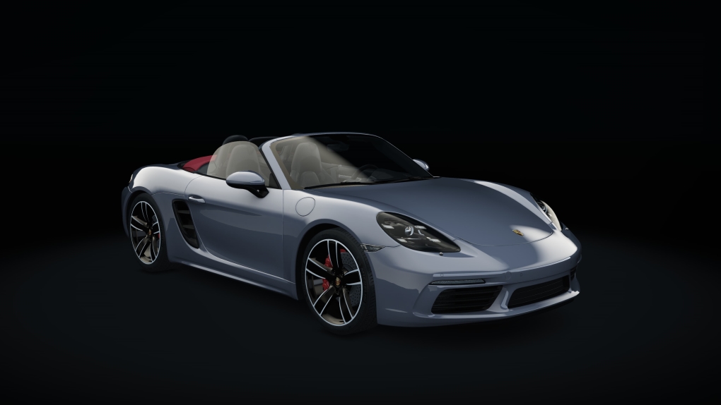 Porsche 718 Boxster S, skin 00_gt_silver_metallic