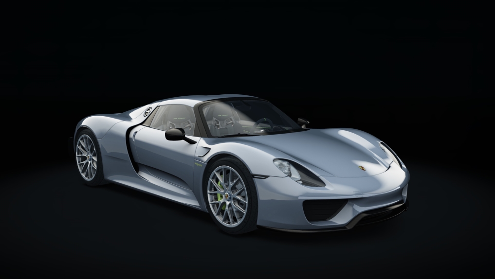 Porsche 918 Spyder, skin 02_rhodium_silver_metallic