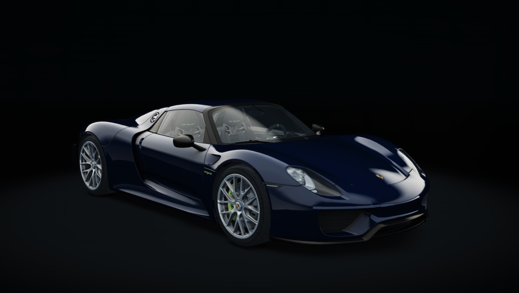 Porsche 918 Spyder, skin 08_dark_blue_metallic