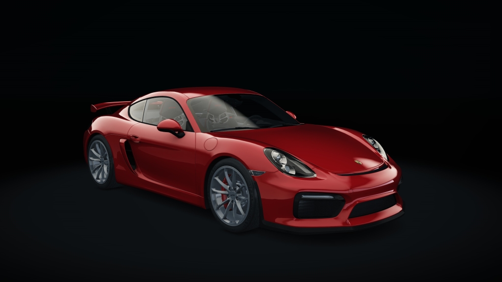 Porsche Cayman GT4, skin 03_carmine_red