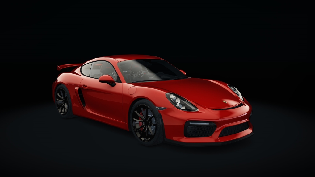 Porsche Cayman GT4, skin 06_guards_red