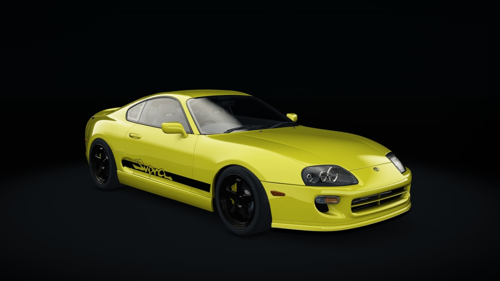 Toyota Supra MKIV Drift, skin 06_yellow