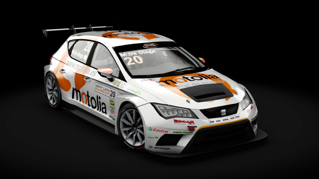 Seat Leon EuroCup, skin 20_DEDIEGO