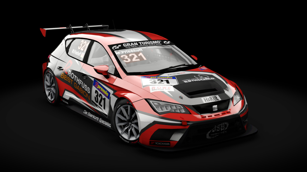 Seat Leon EuroCup, skin 321_FRIEDHOFF