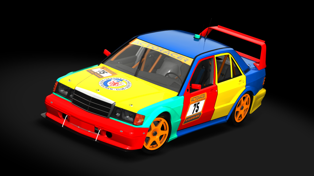 T78 190E Evo2 DTM, skin 6h_75_BATC_Simracer