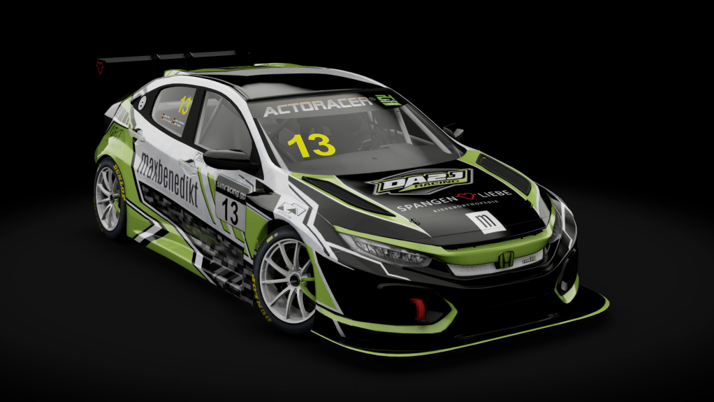 Honda Civic Type R TCR Fk7, skin 24h_13_DA2J