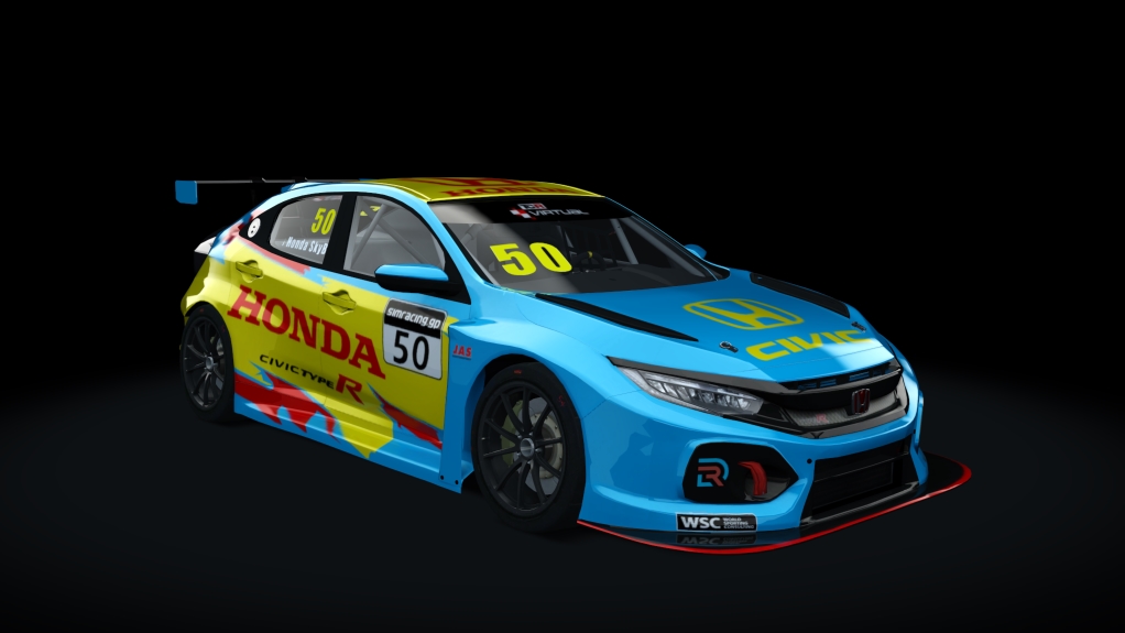 Honda Civic Type R TCR Fk7, skin 50_tcr_honda_SkyBlu