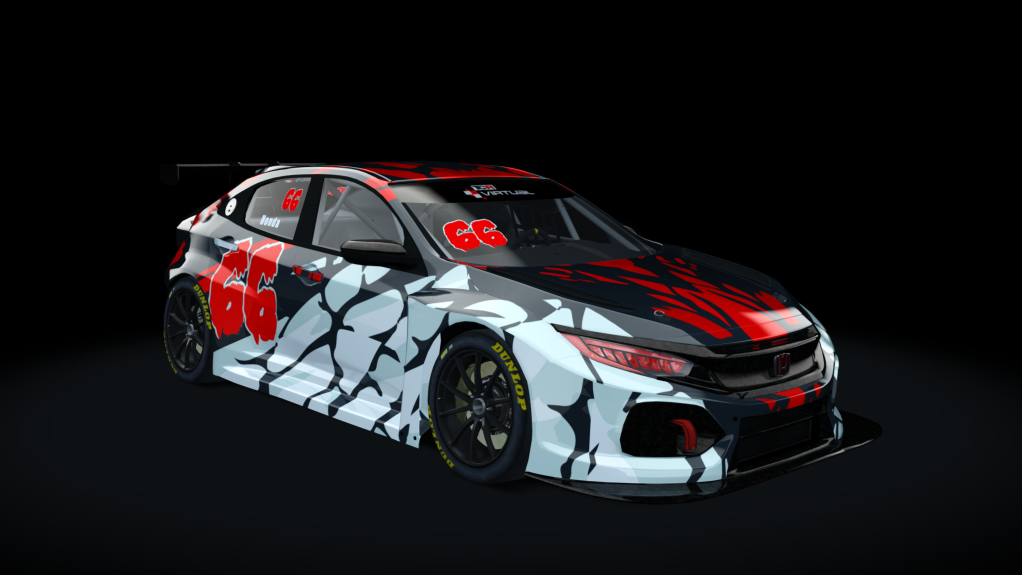 Honda Civic Type R TCR Fk7, skin 66_tcr_honda_fun