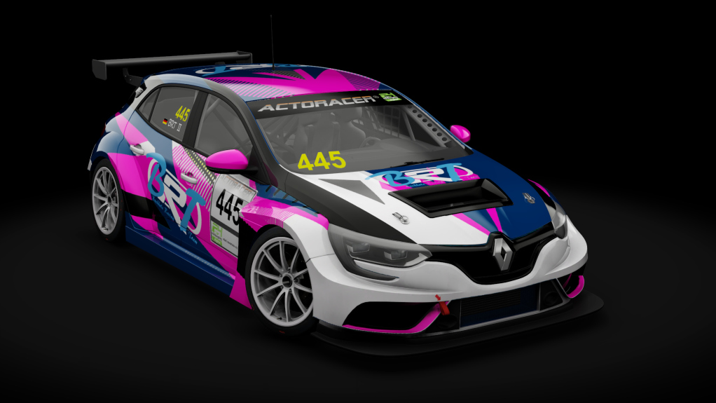 Renault Megane RS TCR, skin 24h_445_Buchholz_Blau