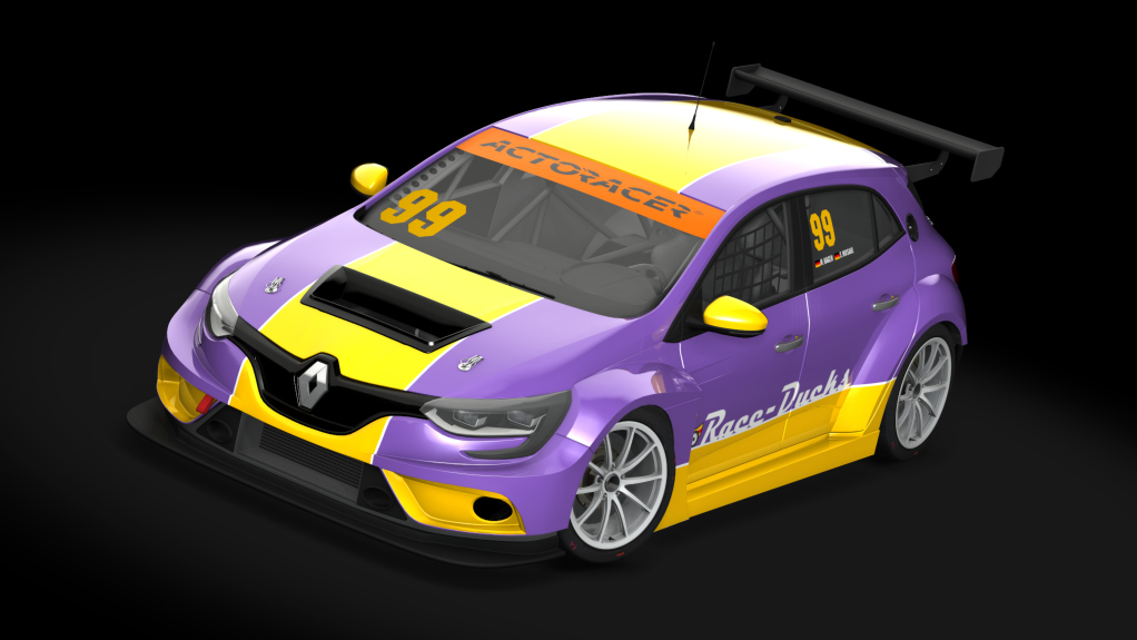 Renault Megane RS TCR, skin 6h_99_raceducks