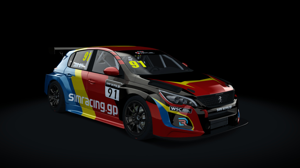 Peugeot 308 TCR, skin 91_Peugeot_308_fantasy