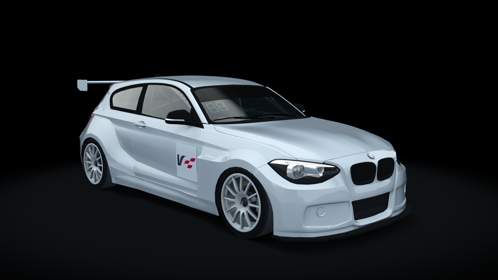 BMW 125i VR3T, skin template