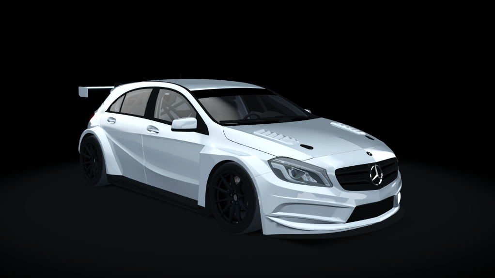 Mercedes A45 AMG VR3T, skin Template